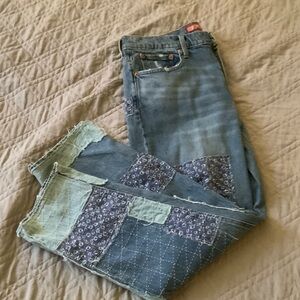 Lucky Brand Patchwork Denim Jeans
